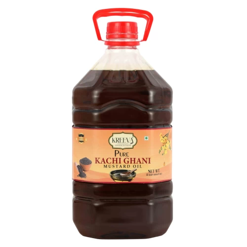 Kacchi ghani mustard oil 5 LTR
